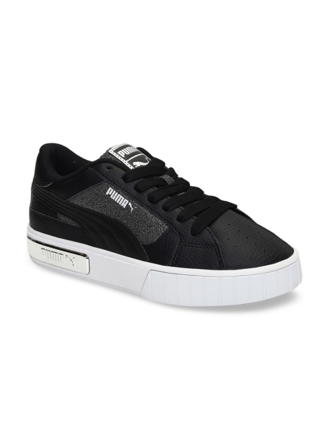 

Puma Women Black & Silver-Toned Cali Star Xmas Sneakers