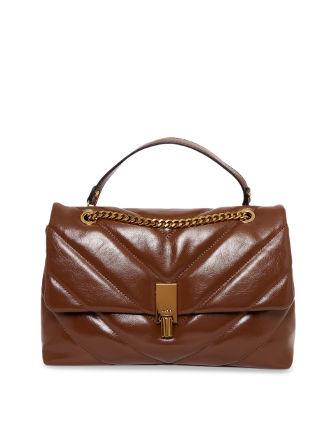 

ALDO Brown Structured Satchel