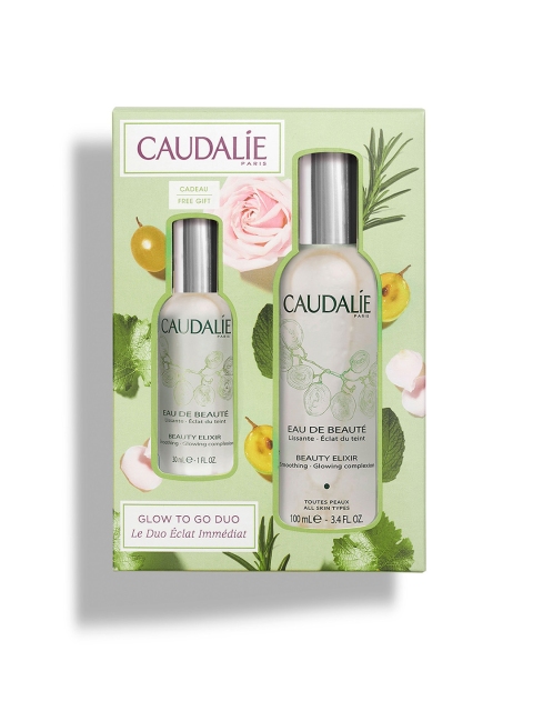 

Caudalie Set of 2 Beauty Elixirs for Smoothing & Glowing Complexion, Transparent