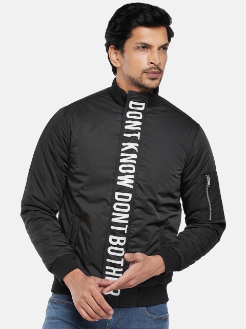 

People Men Black Bomber Jacket