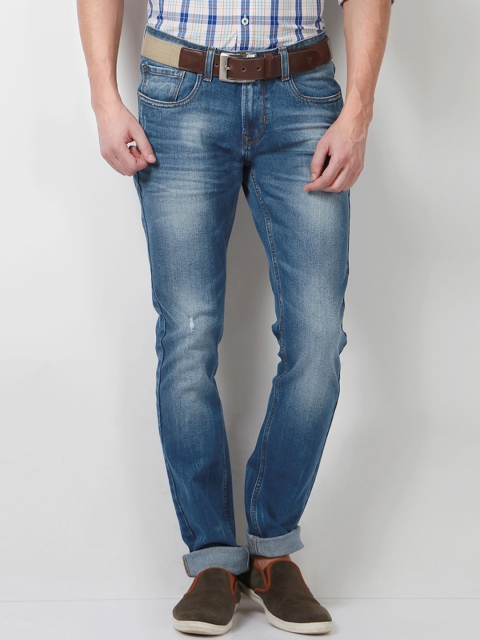 

Peter England Men Blue Skinny Fit Low Rise Clean Look Jeans