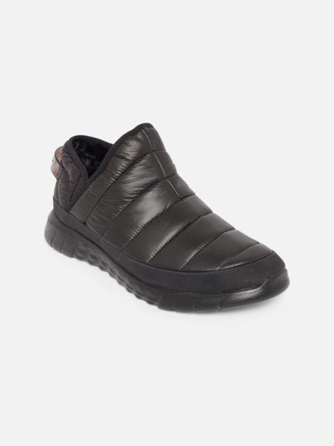 

ALDO Men Black Textured Slip-On Shoes