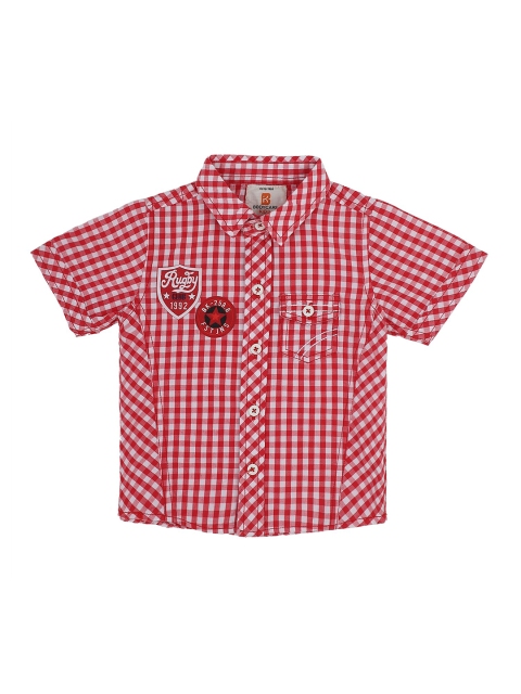 

Bodycare Kids Boys Red Gingham Checks Checked Casual Shirt