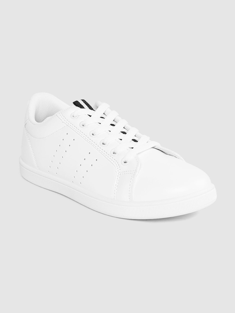 

shoexpress Men White PU Sneakers