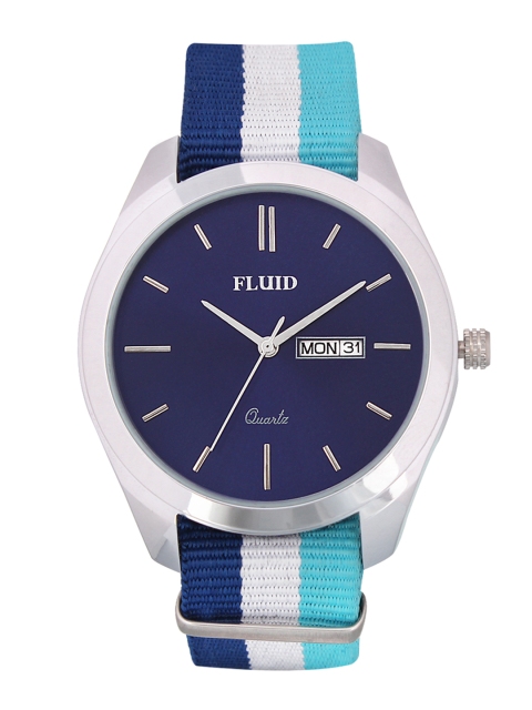 

FLUID Men Navy Analogue Watch, Navy blue