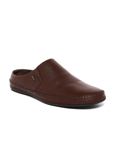 

Lee Cooper Men Brown Solid Leather Shoe-Style Sandals