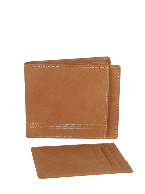 

WildHorn Men Tan Brown Genuine Leather Wallet