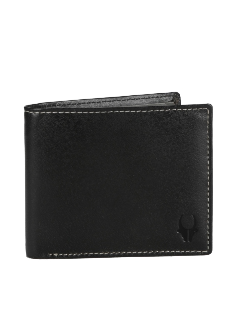 

WildHorn Men Black Genuine Leather Wallet
