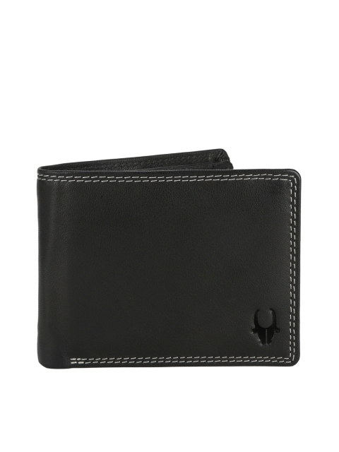 

WildHorn Men Black Genuine Leather Wallet