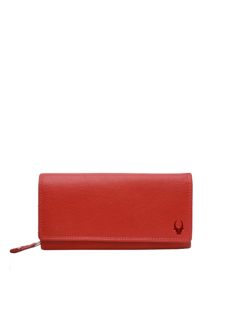 

WildHorn Women Red Genuine Leather Wallet