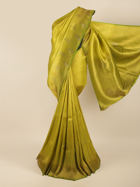 

Pothys Green Woven Design Art Silk Saree