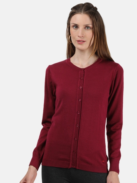

Monte Carlo Women Maroon Cardigan
