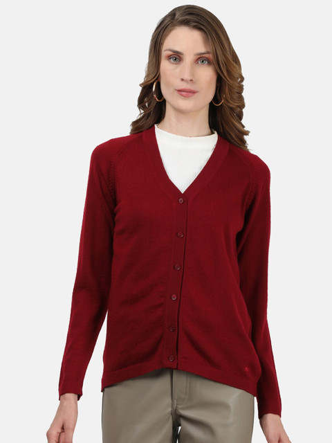 

Monte Carlo Women Maroon Cardigan