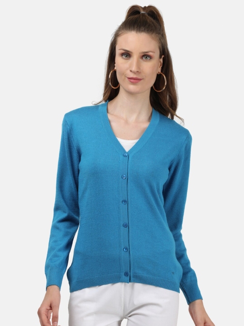 

Monte Carlo Women Blue Cardigan