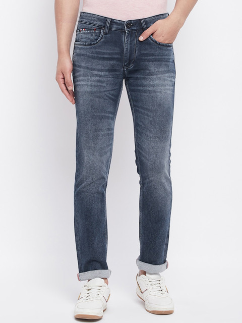 

Duke Men Blue Slim Fit Heavy Fade Stretchable Jeans