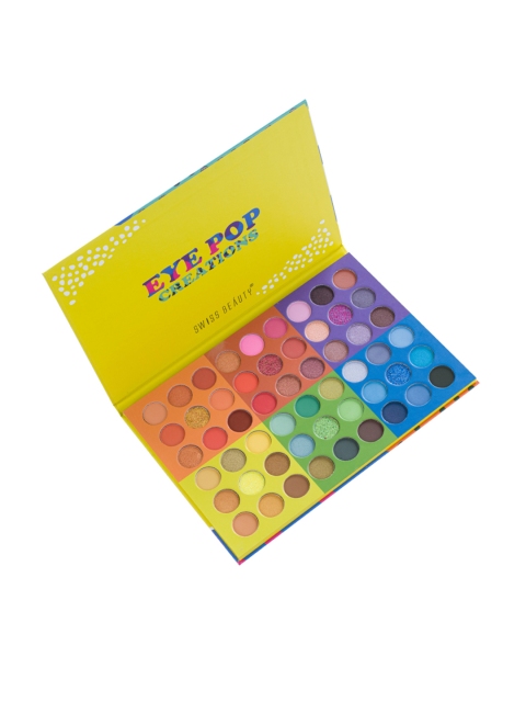 

SWISS BEAUTY Eye Pop Creations 54 Colors Eyeshadow Palette, Multi