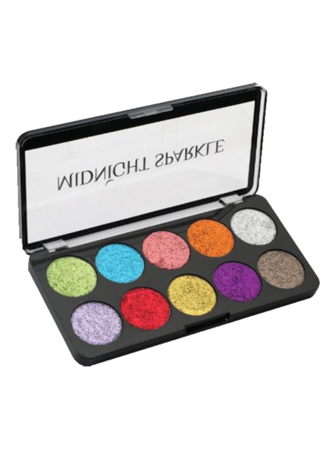 

SWISS BEAUTY Midnight Sparkle Glitter Eyeshadow Palette - 2, Multi