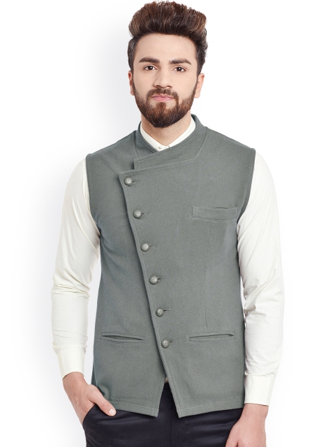 

Hypernation Grey Nehru Jacket