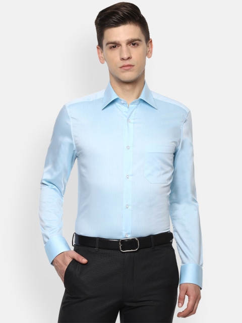 

Louis Philippe Men Blue Regular Fit Formal Shirt