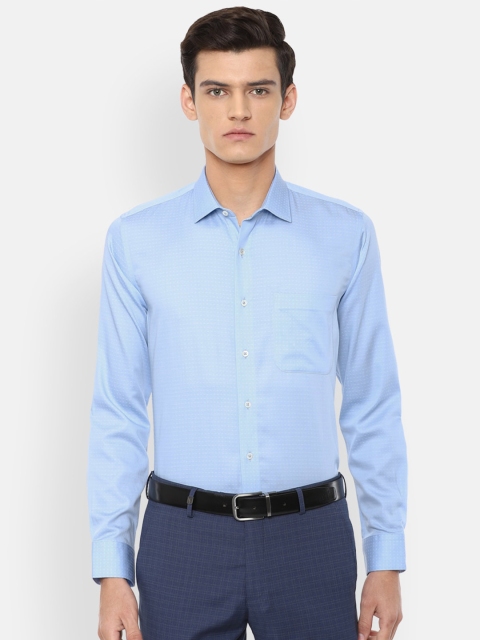 

Van Heusen Men Blue Slim Fit Formal Shirt