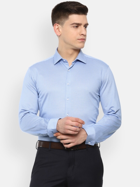 

Van Heusen Men Blue Slim Fit Formal Shirt