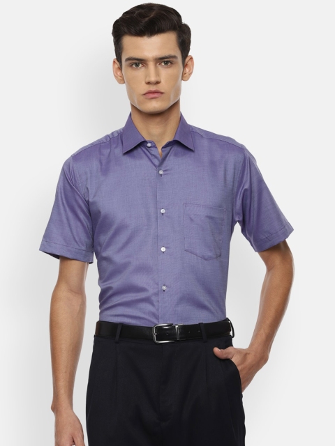 

Van Heusen Men Purple Cotton Regular Fit Formal Shirt