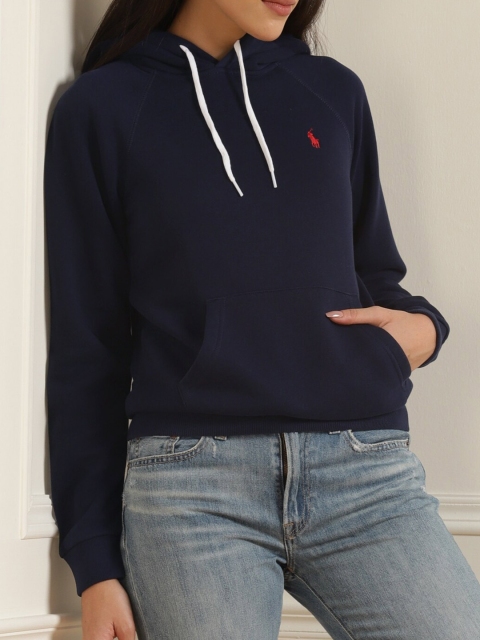 

Polo Ralph Lauren Women Navy Blue Hooded Sweatshirt
