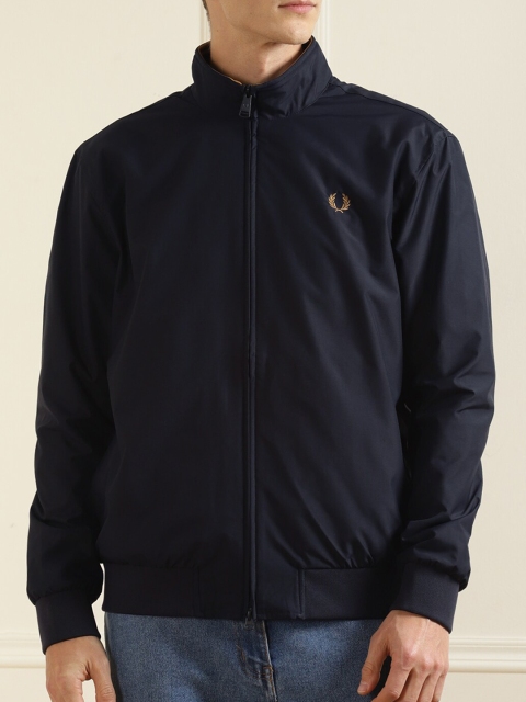 

Fred Perry Men Navy Blue Bomber Jacket