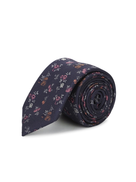 

Ted Baker Men Blue & Pink Printed Broad Tie