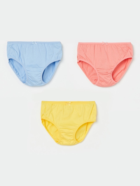 

Fame Forever by Lifestyle Girls Pack Of 3 Assorted Cotton Basic Briefs