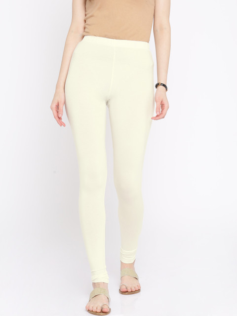 

Global Desi Off-White Leggings