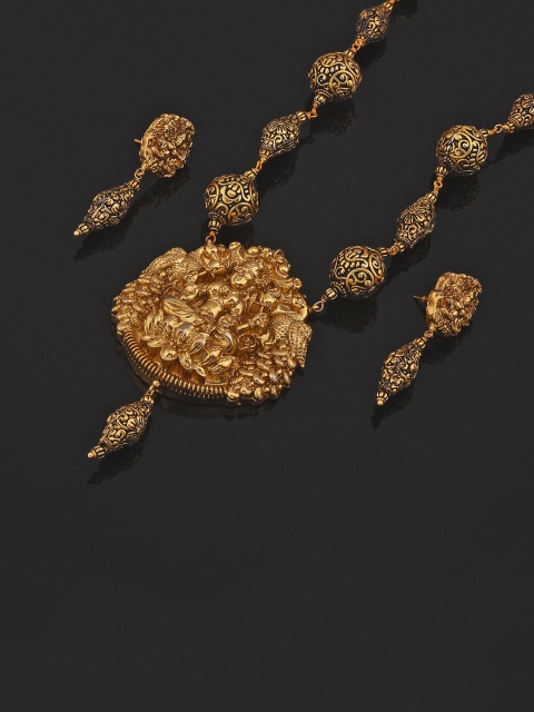 

Tistabene Gold-Plated Beaded Jewellery Set