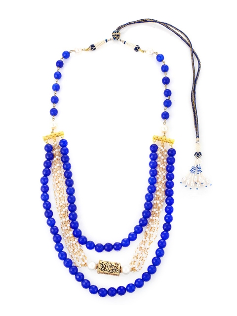 

Tistabene Wire Beaded Traditional Necklace Set, White
