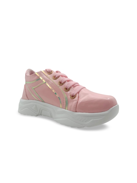 

FEEL FEET Women Pink Colourblocked Sneakers