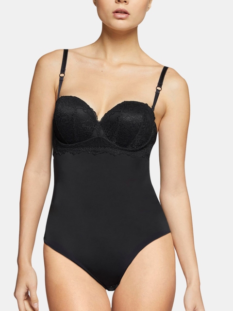 

YAMAMAY Women Black Self-Design Cotton Body Shaper IBDD99XB07 BL 34B