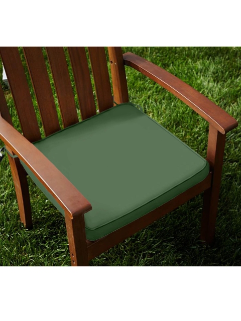 

Lushomes Green 2 Pcs Solid Cotton Foam Filling Chair Pads