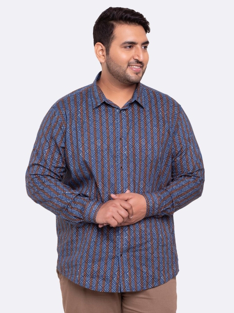 

Bewakoof Plus Men Red Regular Fit Printed Casual Shirt