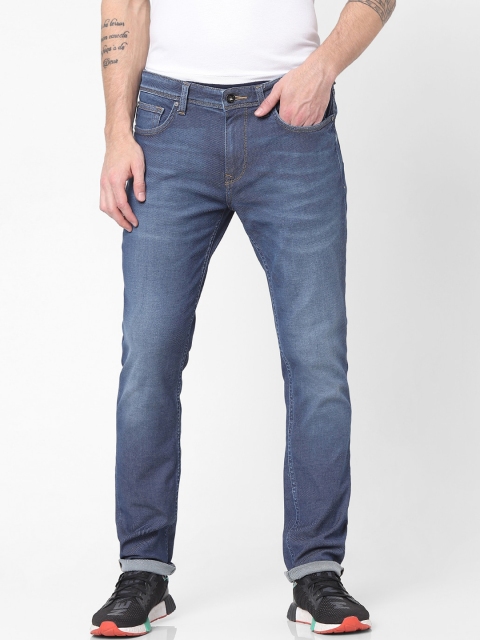 

Celio Men Grey Slim Fit Heavy Fade Stretchable Jeans