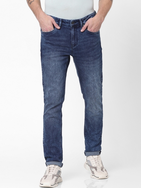 

Celio Men Blue Slim Fit Heavy Fade Stretchable Jeans