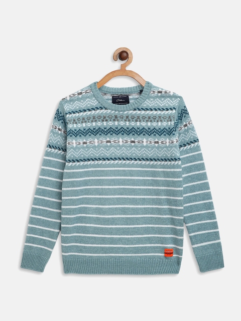 

Octave Boys Blue & White Striped Acrylic Pullover