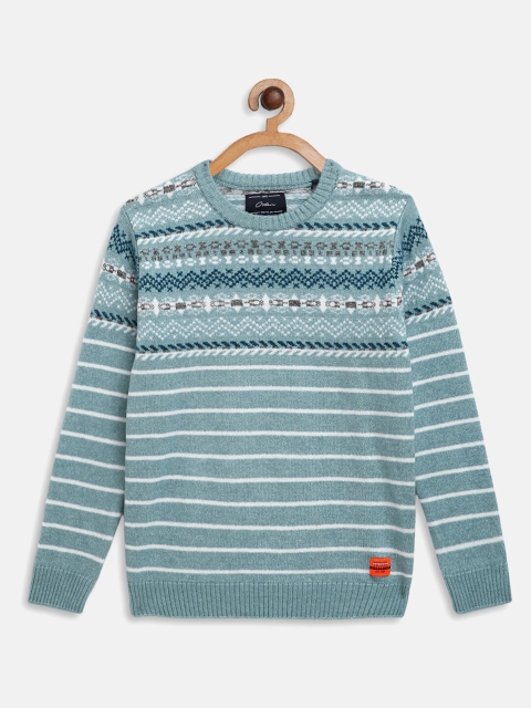 

Octave Boys Blue & White Striped Acrylic Pullover