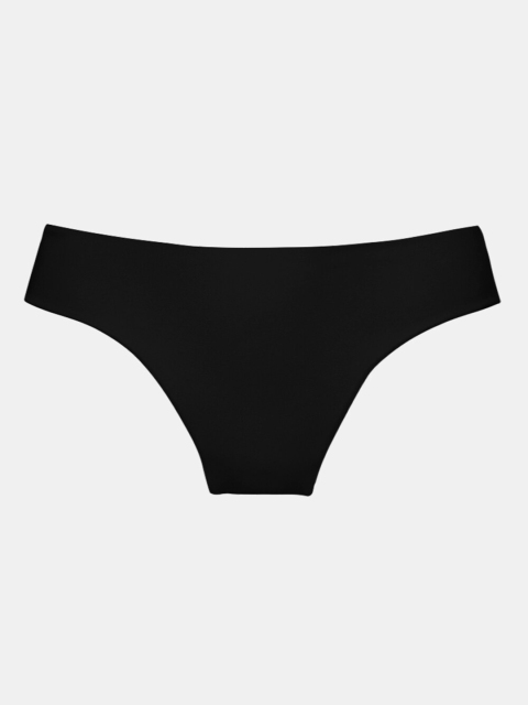 

YAMAMAY Black Solid Low-Rise Bikini Brief ISLD99X016