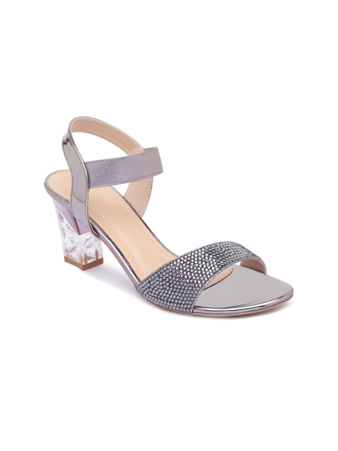 

Sole To Soul Metallic Party Block Sandals