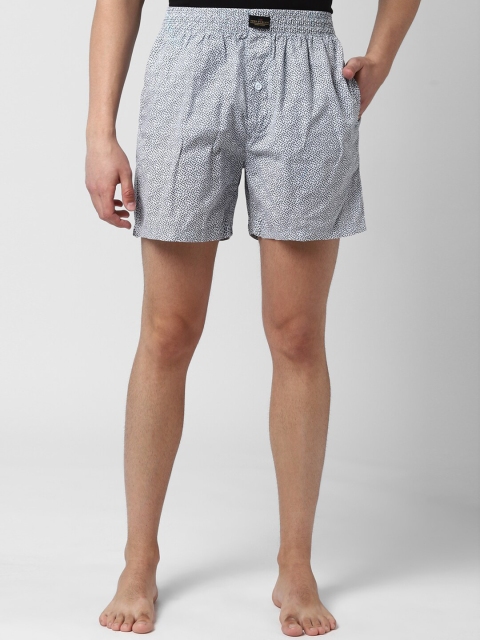 

Peter England Men Grey Printed Boxers