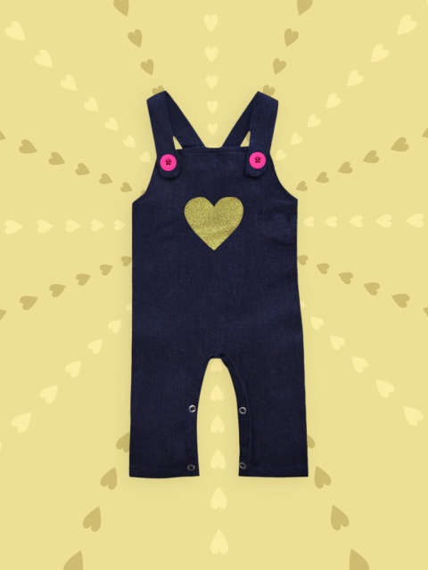 

A.T.U.N. Kids Navy Blue Denim Dungaree