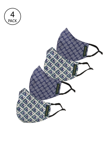 

Calvadoss Pack of 4 Assorted 3 ply cotton Masks