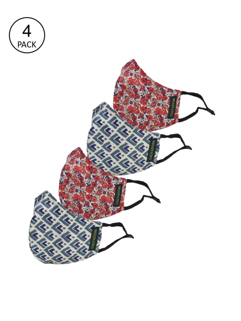 

Calvadoss Unisex 4-Pack 3 Ply Outdoor Masks, Multi