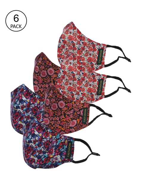 

Calvadoss Set Of 6 Assorted Reusable Cotton 3 Ply Outdoor Mask