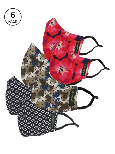 

Calvadoss Assorted 6-Pack 3 Ply Outdoor Masks, Multi