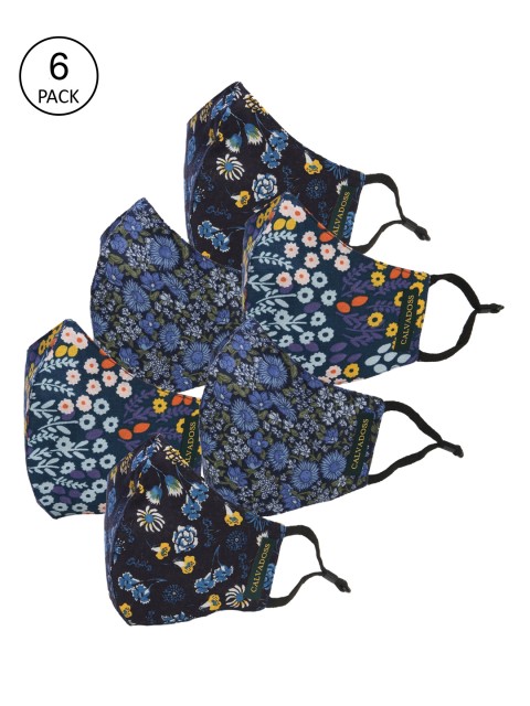 

Calvadoss Assorted Pack of 4 Printed 3-Ply Cotton Outdoor Masks